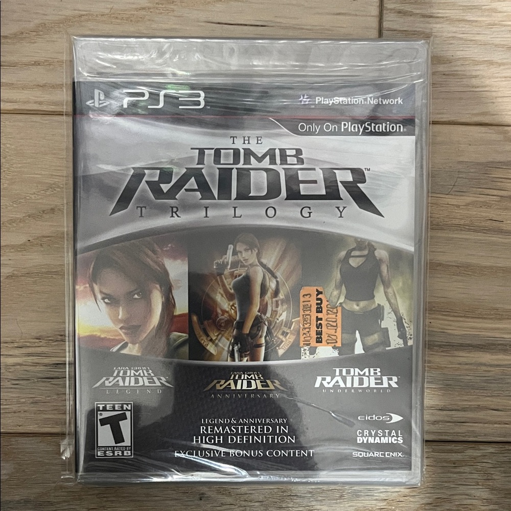 Sony Tomb Raider Trilogy for PS3 - Black and Gray